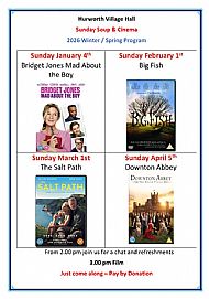 Soup and Cinema Winter / Spring 2026 