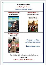 Soup and Cinema Spring 2026 