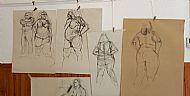 Life drawing and painting with Rebecca in Johnshaven 2021