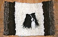 Felted Collie Portrait