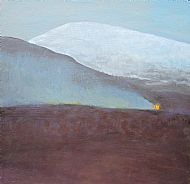 Snow Mountain with Burning Heather (Meall Cuaich)