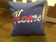 BLUE HOME CUSHION