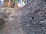 Finished section joining neighbours land