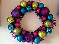 Christmas Bauble Wreath
