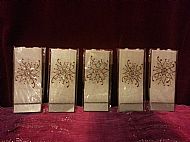 ~ Flat Candles With Stand