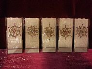 ~ Flat Candles With Stand