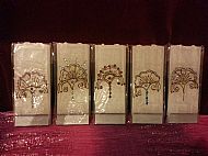 ~ Flat Candles With Stand