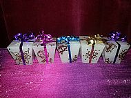 ~ Large Votive Candle Set (Pyramid Square)