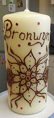 ~ Personalised Candle