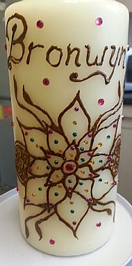 ~ Personalised Candle