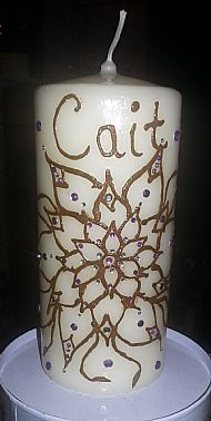 ~ Personalised Candle