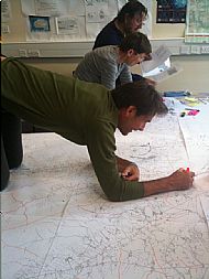 Tutor Max Adams & members at Bernician Studies group