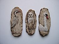 Heron, Owl & Swan