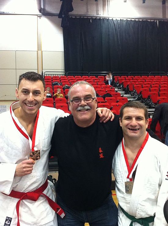 the boss with students
