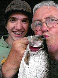 Eamon O'Rourke & Nial. Chairman DDAALtd & Junior Competition winner