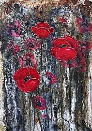 Drizzled Poppies