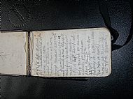 extract from his diary