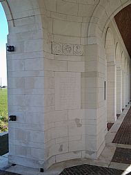 Left Pillar at enterance