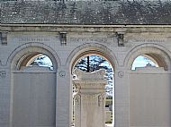 Inscription above Panels 42 and43 Name theGivenchy battle where the first victoria crossof the war. The battle at Cuinchy ,The battle of Neuve Chapelle 