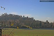 Distant view of thundridge church from Wadesmill