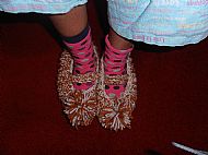 Crochetted Granny Slippers