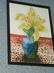 Jane Neville's Vase and Liz Dixon's Lily