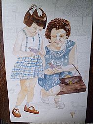 Rosalie and Mum, 1964