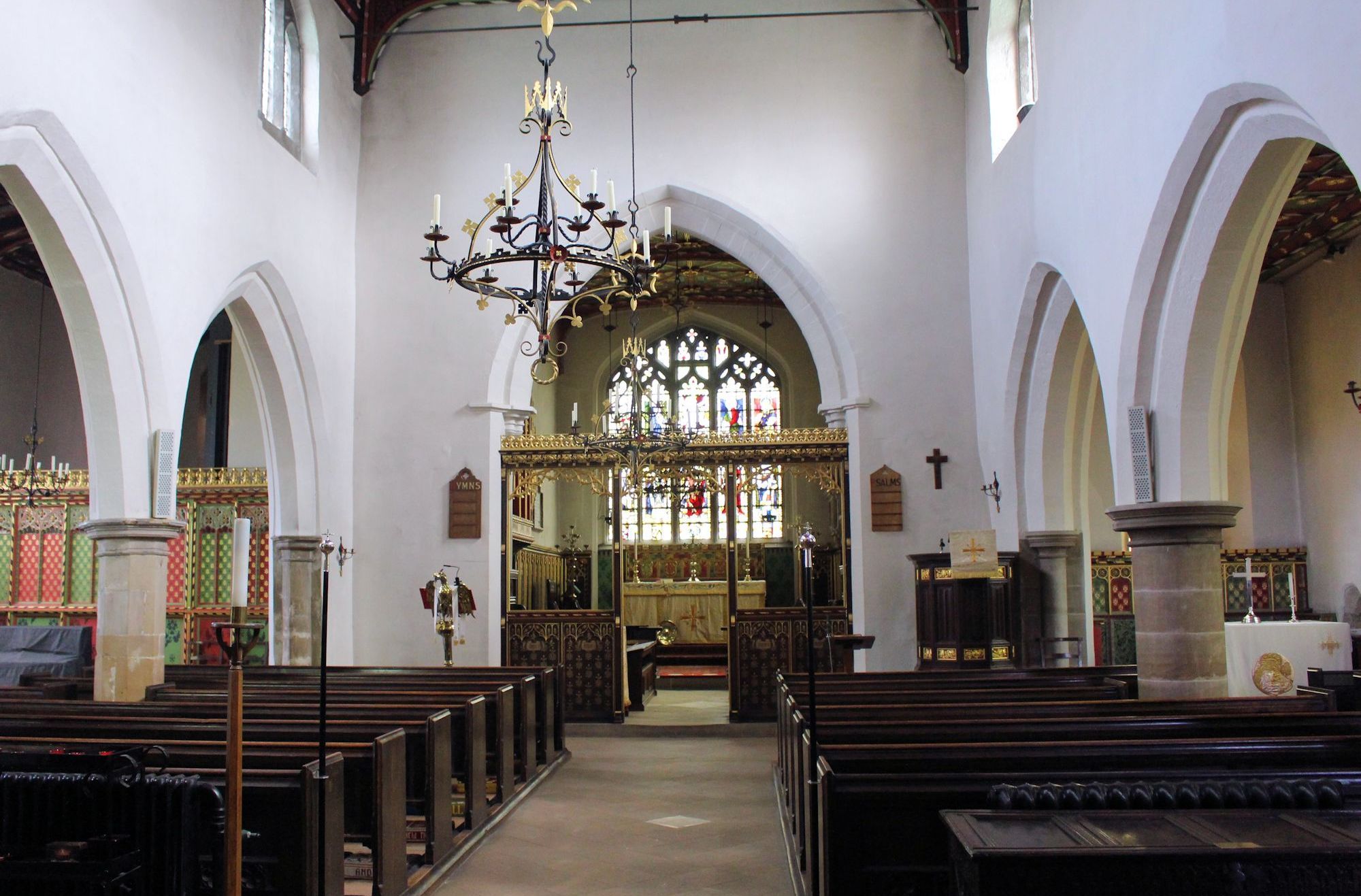 interior of st mary's plumtree 2018