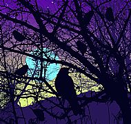 The Blackbird and the Blue Tits