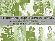 October 13th 2026: Maria Chester.   British Women Artists  