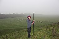 Core samples on Castle Hill