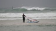 Sandy shallow beach