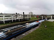 Wet lock angel @ Hungerford Marsh lock