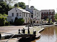 Audlem mill and pub