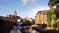 Towards Newbury town lock