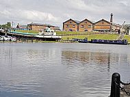 Moored in Ellesmere Port basin