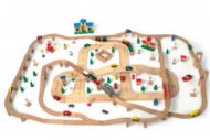 180 piece train and road set