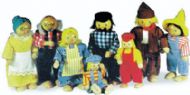 Dolls house farm family