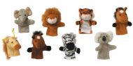 Wild animals finger puppets