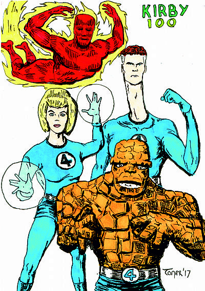 the fantastic four celebrate the jack kirby centenary