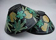 Two decorated bowls