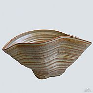 Thrown and distorted bowl