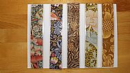 William Morris Laminated Bookmarks.5 designs