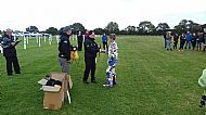 Receiving his championship medal from James Shanes