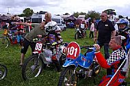 Lining up in pits