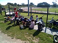 Bike prep at IOW speedway school