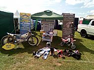 Showing bike off at Chale show