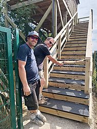 Tower Hide Stairway Replacement