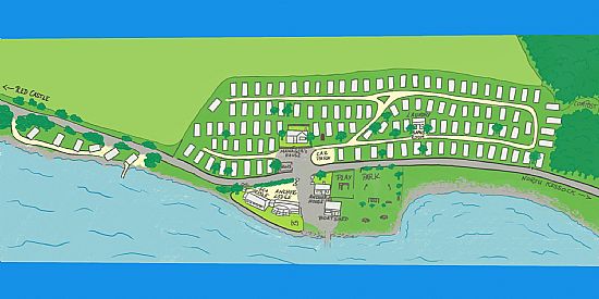 caravan site map