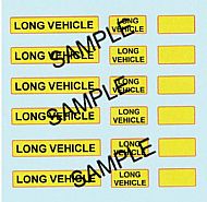 Long Vehicle Plates 1/50th scale (AC2)